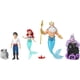 thumbnail image 4 of Toy Mattel Disney Princess Ariel Mermaid con 4 muñecas y 2 figuras, 4 of 6