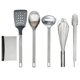 thumbnail image 5 of Juego de Utensilios Babish 11 Piezas de Madera de Teca y Acero Inoxidable, 5 of 5