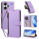 thumbnail image 2 of Funda con Billetera para [Xiaomi Redmi Note 13 Pro Plus 5G] con Bolsillo Zipper y Tarjetero Morado claro, 2 of 6