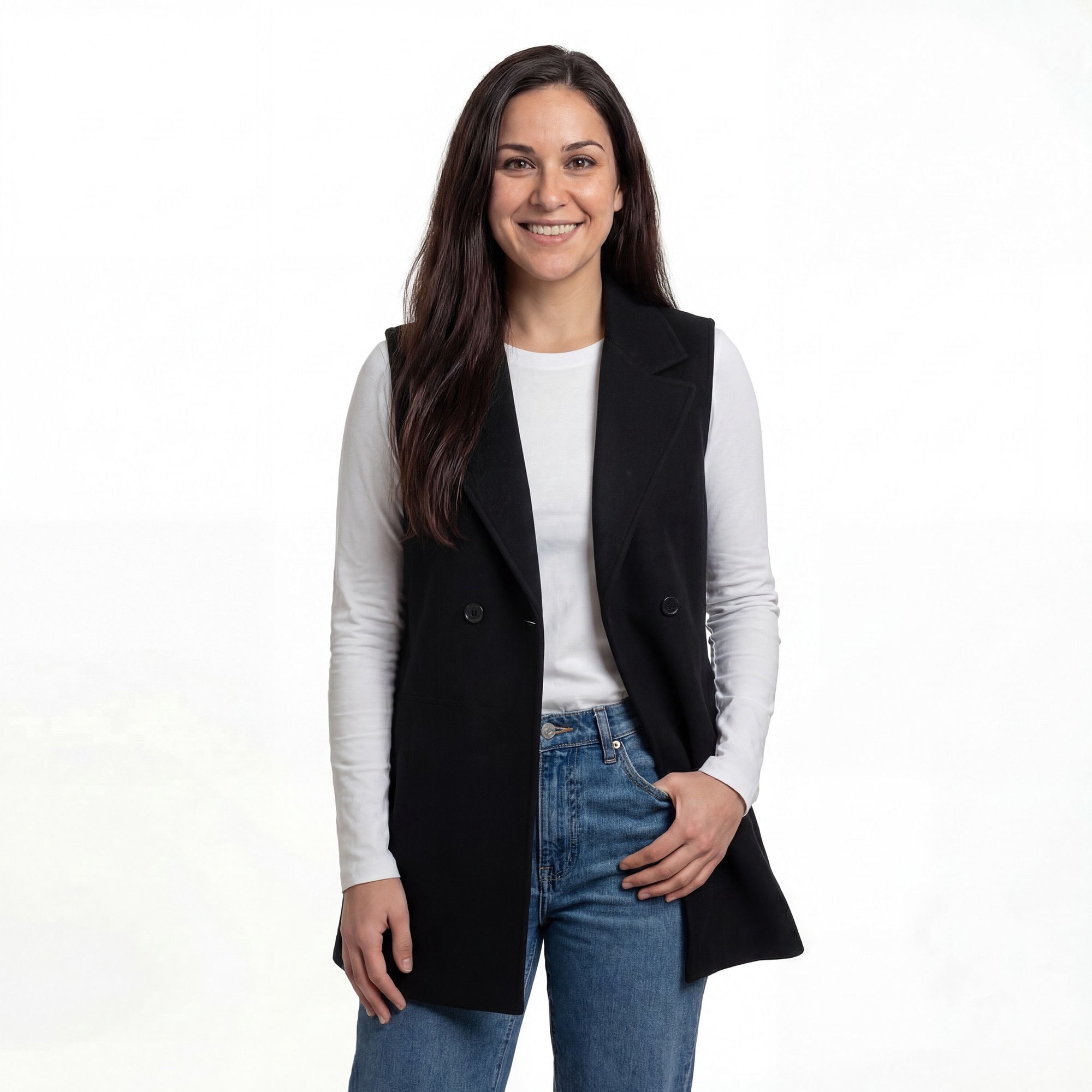 Abrigo Boulevard Mujer Negro Talla Xl