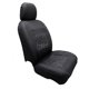 thumbnail image 1 of Funda Asiento Cuerina Negro/Borde Gris Cuadrito, 1 of 2