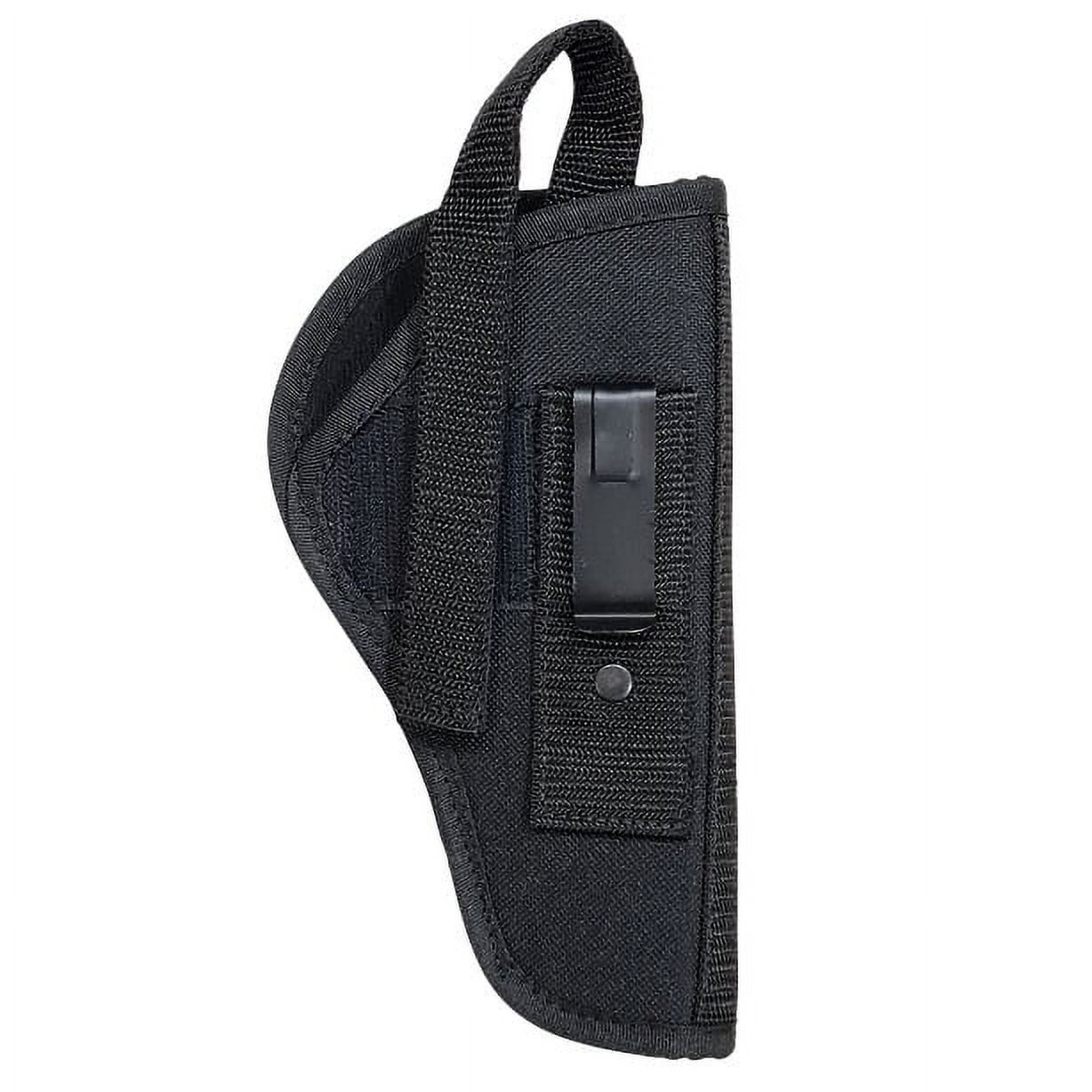 Mit - Funda Revolver Interior/exterior C/gancho Y Hebilla, Negra L