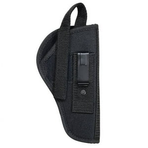 Mit - Funda Revolver Interior/Exterior C/Gancho Y Hebilla, Negra L