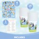 thumbnail image 3 of Vaso de Bebida Único 267 ml con Pegatinas de Bluey, 3 of 7
