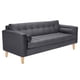 thumbnail image 2 of Sofa Retro 3cg Felpa 05 Gris, 2 of 6