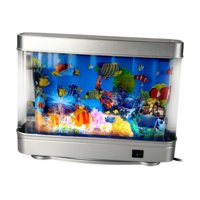 Ioensy - Lámpara De Acuario Artificial, Lámpara De Acuario De Peces Tropicales Para El Hogar, Dormitorio, Oficina