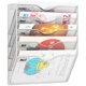thumbnail image 1 of Organizador de pared GDINDINFAN 32x13x10 cm 5 compartimentos plateado, 1 of 7
