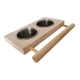 thumbnail image 4 of Plato De Alimentación Para Pájaros, Soporte De Percha De Madera Para Cacatúas, Tortolitos, Conures, 4 of 5