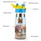thumbnail image 3 of Barbería de Pan Botella de Agua con Tapa Pop Top de Un Toque, Acero Inoxidable, a Prueba de Fugas, para Deportes, Botella Infantil azul 12 oz, 3 of 6