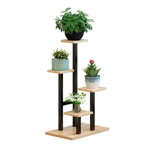 Estante para Plantas de Madera Soporte Decorativo Multiuso beige