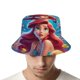 thumbnail image 4 of Mi Pequeña Sirena Princesa Ariel Sombrero bucket para adultos, gorra de protección solar, sombrero de pescador plegable para viajes al aire libre, pesca y actividades de verano, 4 of 6