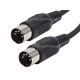 thumbnail image 2 of Cable MIDI Monoprice de 25 pies/7,62 m negro con llave DIN de 5 pines, 2 of 2