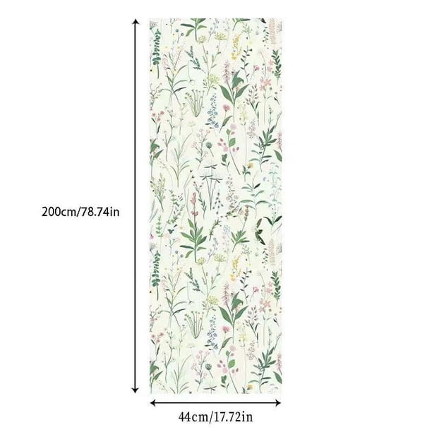 1pc Modern Spring Flower Decorative Kitchen Wallpaper Wall Stickers Waterproof Self-adhesive Bathroom Wallpaper