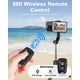 thumbnail image 5 of Pantalla monitor para selfies para iPhone, monitor magnético inalámbrico para vlogs con cámara trasera, control remoto Bluetooth y altavoz para TikTok, vlogs y transmisiones en vivo - blanco, 5 of 8