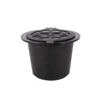 Genérico - 6 Cápsulas Café Reutilizables Para Cafetera Nespresso Negro