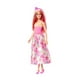 thumbnail image 1 of Muñeca Barbie fantasía vestidos de ensueño - Pelo Rosa, 1 of 5