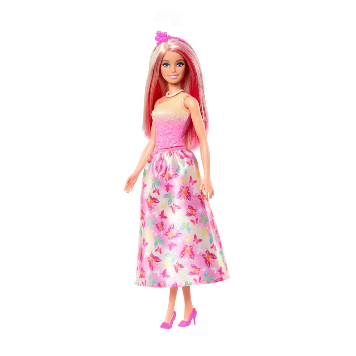 Muñeca Barbie Fantasía Vestidos De Ensueño - Pelo Rosa