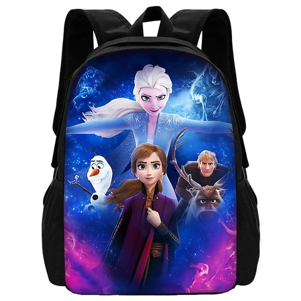 3 pcs set Frozen Princess Elsa Child School Backpack with Lunch Bags ,Pencil Bags ,Cartoon School Bags for Boys Girls Best Gift
