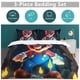 thumbnail image 5 of Super Mario 3-Piece Comforter Set for Bedroom Super Mario Bedding Set for Kids Adults Soft Microfiber Duvet Cover Set with Zipper Closure, 5 of 5
