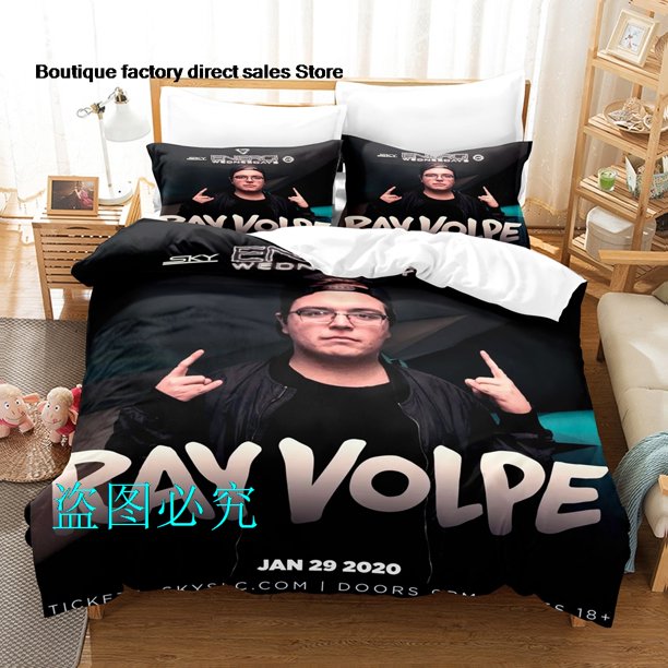 RAY VOLPE Bedding Set Single Twin Full Queen King Size Bed Set Aldult Kid Bedroom Duvetcover Sets bed sheet set CXGBed Sheets