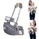 thumbnail image 1 of The Ultimate Gray Baby Carrier: Hip Seat, Shoulder Strap, Waist Belt & Storage Space - Perfect for Busy Parents!, 1 of 2