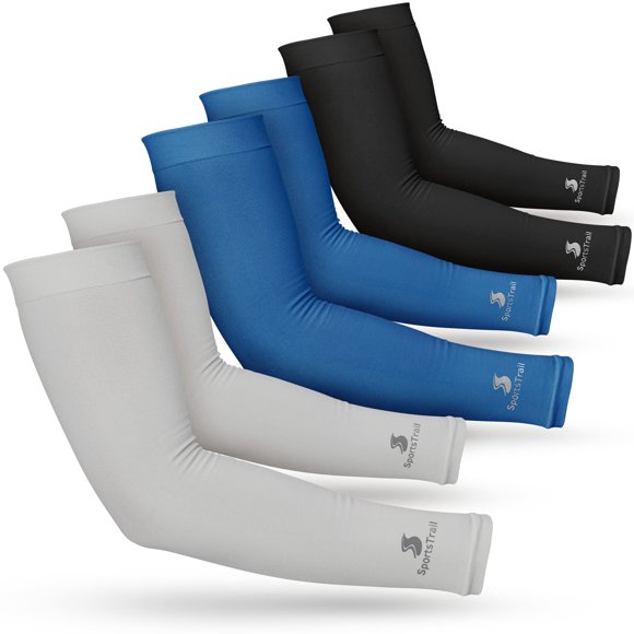Manguitos SportsTrail Cooling para hombre y mujer con protección UPF 50+