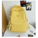 thumbnail image 1 of Solid Color Women Rucksack Large School Bag Backpack for Teenage Girls Fashion College Student Book Bag Mochilas рюкзак 가방, 1 of 3