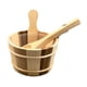 thumbnail image 2 of Cubo Y Cucharón De Madera Para Sauna, Portátil, De Gran Capacidad, Para Baño, Sauna De Hotel, 2 of 3