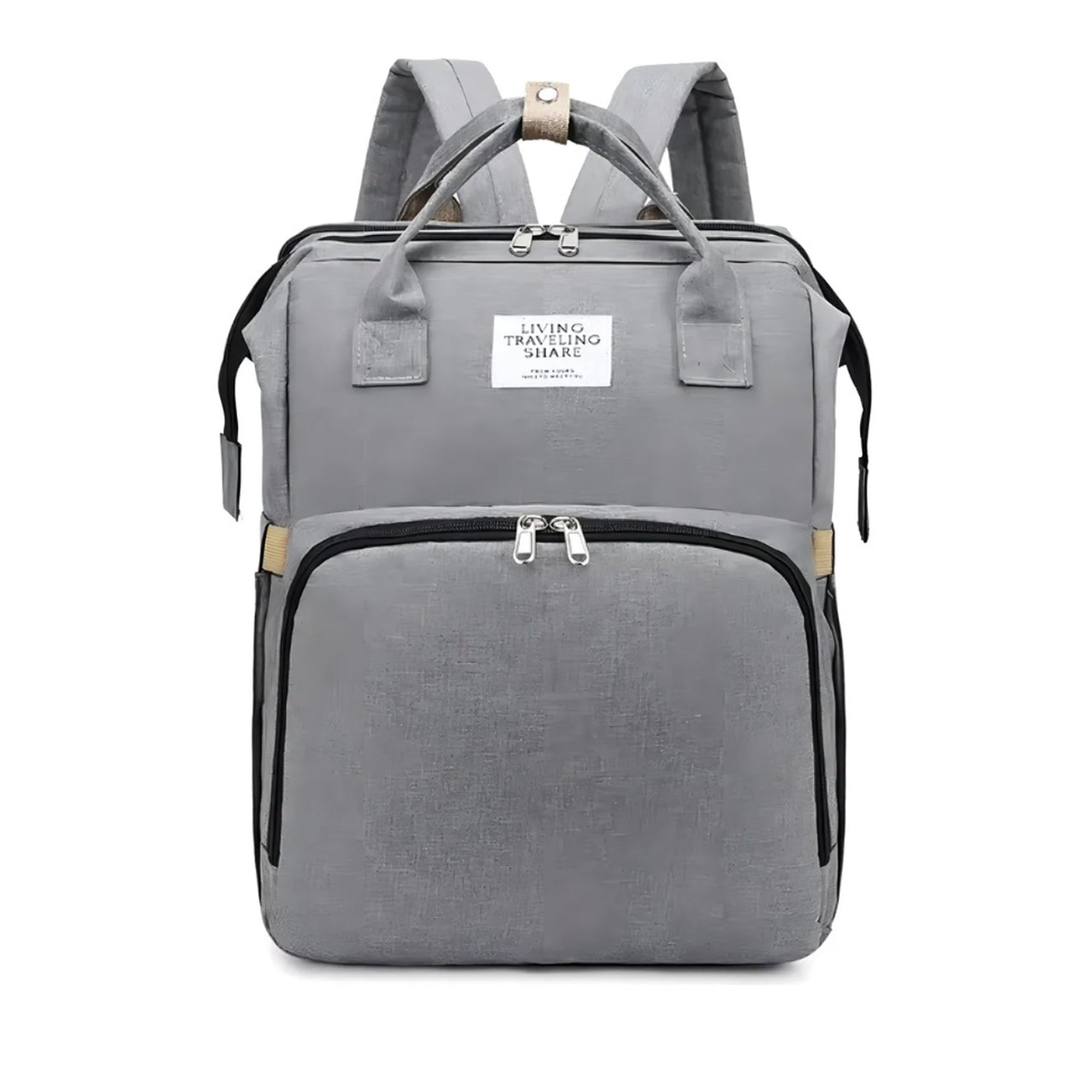 Riqui - Mochila Panalera Cuna Gris