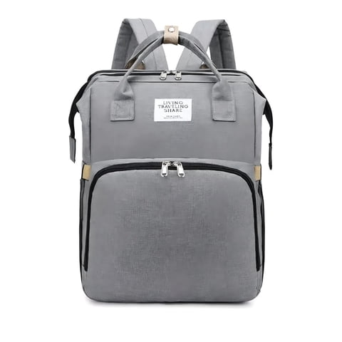 Riqui - Mochila Panalera Cuna Gris