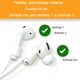 thumbnail image 4 of 2 pares de correas magnéticas antipérdida para AirPods, cordón deportivo de silicona suave, cordón para el cuello, 4 of 8