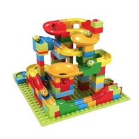 Crusec - Bloques Tobogan Con Base 168 Piezas Construcción Accesorios