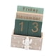 thumbnail image 2 of Calendario De Bloques De Madera Escritorio Oficina Sala De Estar Regalo De Cumpleaños Calendario Perpetuo Cactus, 2 of 5