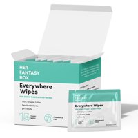 Everywhere Wipes Her Fantasy Box, 100% Algodón Orgánico, 15 Unidades