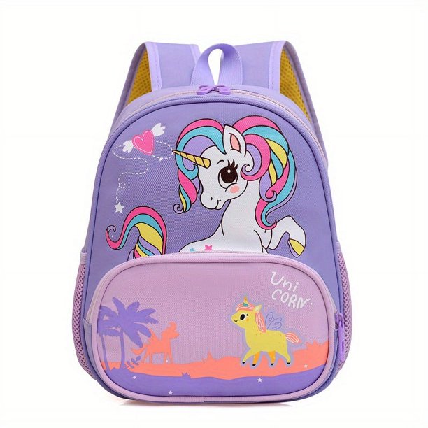 Children's Cartoon Cute Animal School Bag, Casual Travel Backpack For Boys And Girls