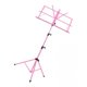 thumbnail image 2 of Trípode plegable de metal de alta calidad para soporte de partitura plegable rosa, 2 of 5