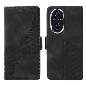 Carcasa Foxdock Honor 200 De Cuero Pu, Diseño Acolchado Clásico, Protección Contra Caídas Y Rayones