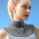 thumbnail image 5 of Chal protector solar de seda de hielo para el cuello, para mujer, parasol para exteriores, toalla transpirable y ligera con protección solar, 5 of 5
