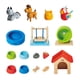 thumbnail image 2 of Dollhouse Animal Set Hape Family Pets, loro de madera, hámster, perro y gato, 2 of 7