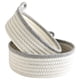thumbnail image 2 of 2 Piezas Redondas Pequeñas Canastos Tejidas Para El Baño De Vegetales Gris, 2 of 3