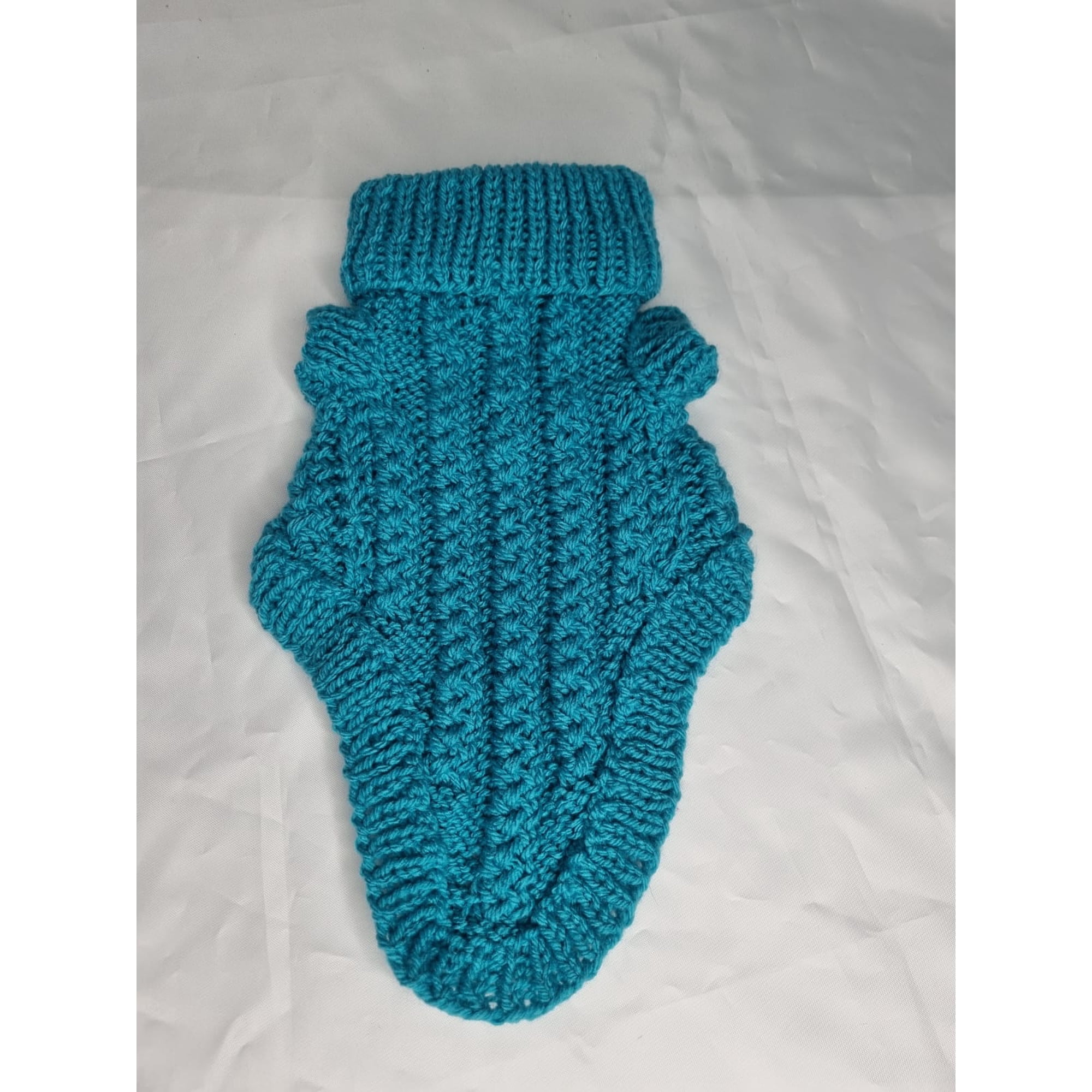 Chaleco mascota turquesa talla M