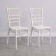 thumbnail image 1 of Pack 2 Sillas  Comedor Eventos Apilable Polipropileno Blancas Chiavari, 1 of 9