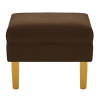 Bodevir - Pouf Sky 1C Felpa 01 Chocolate
