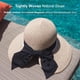 thumbnail image 2 of Sombrero de paja Siggi Mujeress Floppy Summer Sun Beach UPF50 plegable de ala ancha 56-58 cm, 2 of 7