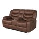 thumbnail image 5 of Sofá Reclinable 2 Cuerpos Con Consola Domingo Café, 5 of 12