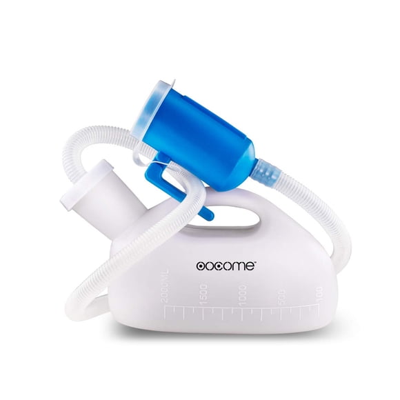 Urinario portátil OOCOME para hombre de 2000 ml con tubo de 47,2 cm de largo