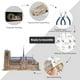 thumbnail image 3 of Rompecabezas de metal 3D Piececool, iglesia de Notre Dame de París, 382 piezas, 3 of 3