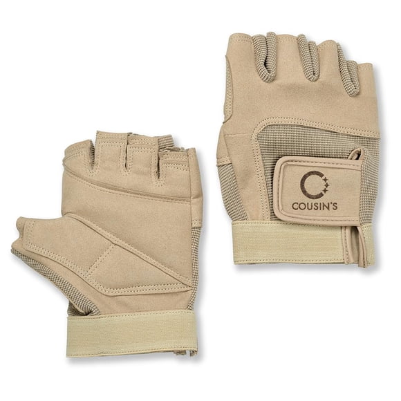 Guantes para color guard color beige talla XS
