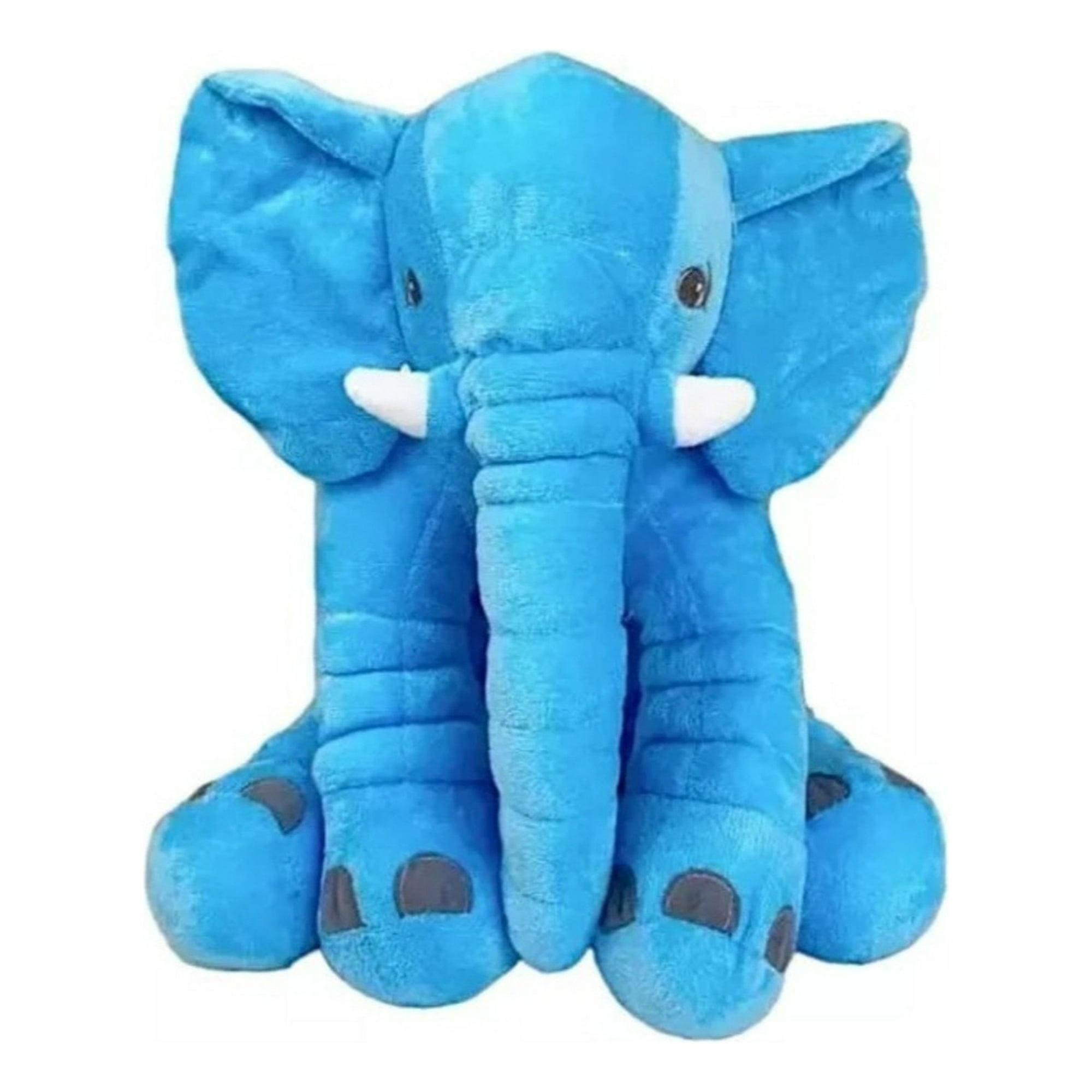 Genérico - Peluche Almohada De Elefante Cojin Plush Apego Azul