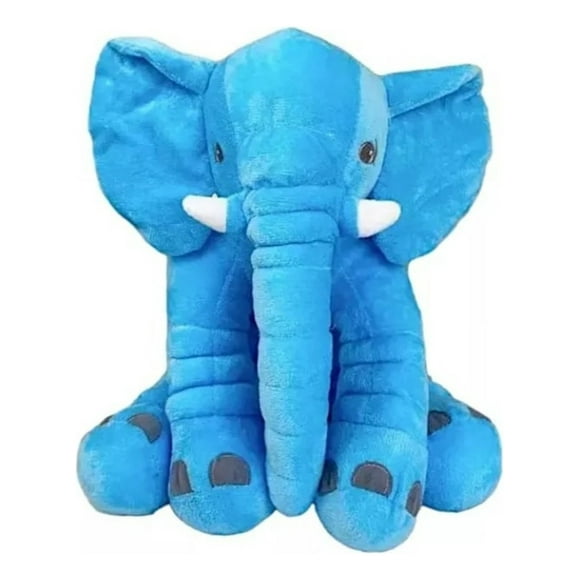 Peluche Almohada De Elefante Cojin Plush Apego Azul